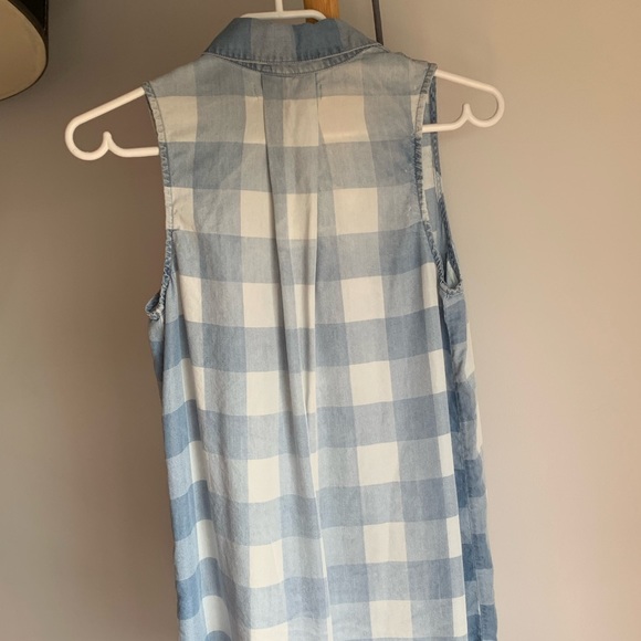 Standard Grace checkered sleeveless button down shirt - Picture 8 of 10